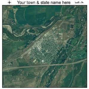   Aerial Photography Map of Big Timber, Montana 2011 MT 