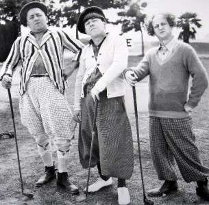 Three Stooges Golf With Your Friends Comedy Poster  