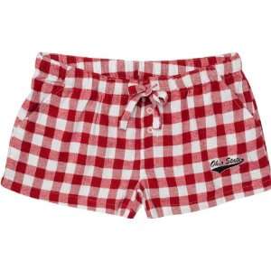   State Buckeyes Womens Paramount Flannel Shorts