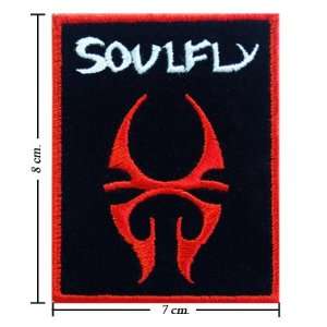 com Soulfly Patch Music Band Logo II Embroidered Iron on Patches Free 