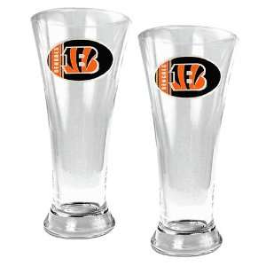  Cincinnati Bengals 2 Piece Pilsner Beer Glass Set Kitchen 