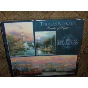  Set of 3 of the Best of Thomas Kinkade Puzzles Including 