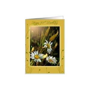  Thirtieth birthday, summer daisies Card Toys & Games
