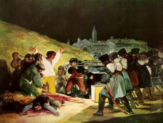 The Third of May 1808 Execution 3rd May Goya oil repro  
