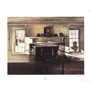  Big Room Finest LAMINATED Print Andrew Wyeth 32x25