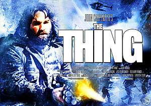 THE THING (1982) IMPORT QUAD 40x28 HORROR MOVIE POSTER  