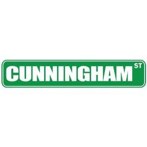   CUNNINGHAM ST  STREET SIGN