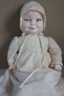 Antique Bisque Porcelain 3 Face Baby Doll Sleeping Sad Happy  
