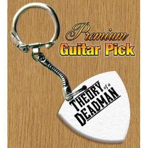  Theory of a Deadman Keyring Bass Guitar Pick Both Sides 