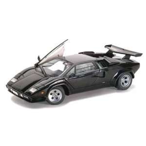  Lamborghini Countach 5000S 1/18 Black Toys & Games