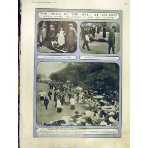  Host Halt Lourdes Irish Pilgrims Grotto Procession 1913 