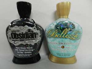   OBSIDIAN & AND BELLEZZA BRONZER INDOOR TANNING BED TAN LOTION NEW