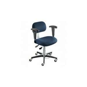   ESD Safe Fabric Chair with Aluminum Base and Casters