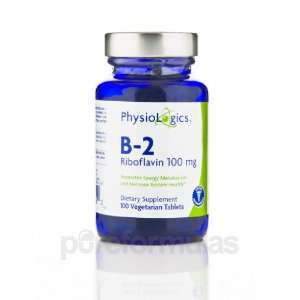  Physiologics B 2 Riboflavin 100mg 100 Tablets Health 