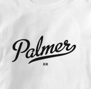 Palmer Alaska AK METRO WHITE Hometown Souven T Shirt XL  