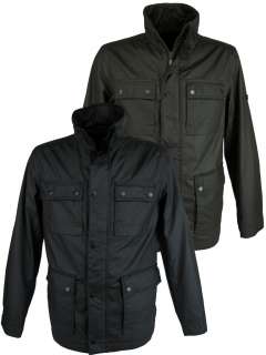 Mens Ben Sherman Military Jacket/ Coat Coated Cotton  