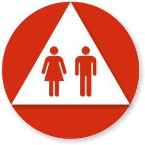  Men / Women Pictogram Unisex BrightSigns Sign, 12 x 12 
