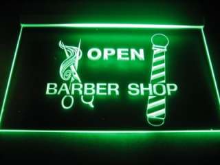 Open Barber Shop Logo Beer Bar Pub Light Sign Neon B171  