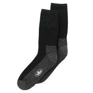  Wigwam Mills #S1222 052 LG 3PK Large Black Work Sock 