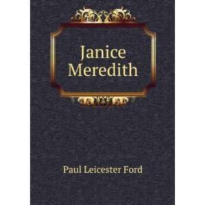  Janice Meredith Paul Leicester Ford Books