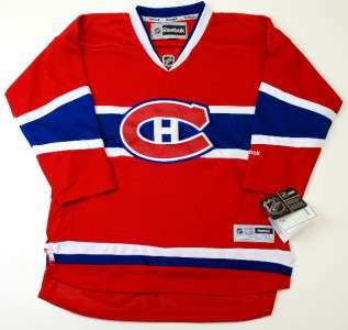   Montreal Canadiens Youth Stitched Premier Hockey Red Jersey New  