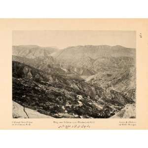  1926 Mountain Road Shiraz Iran Iranian Landscape Print 