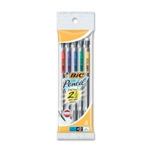   Pencil,#2 Pencil Grade   0.5 mm Lead Size   Black Lead   5 / Pack