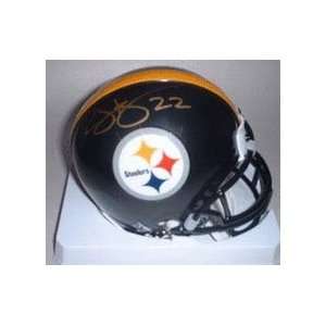  Duce Staley Autographed Pittsburgh Steelers Riddell Mini 