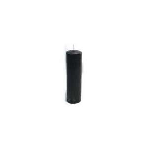  Black Pullout Pillar 7 Day Candle