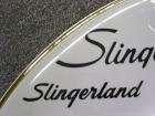 Slingerland Black 50s 60s Vintage Logo Replacement  