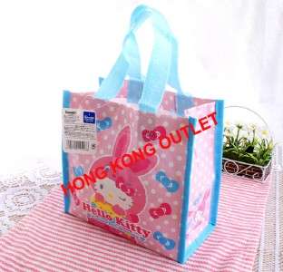 Hello Kitty Bento Lunch Box Bag Shopping Hand Bag Sanrio H10a