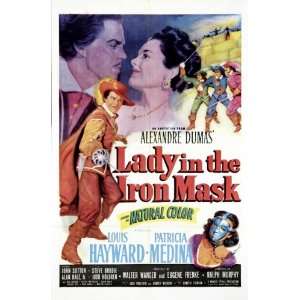 Lady in the Iron Mask (1952) 27 x 40 Movie Poster Style A 