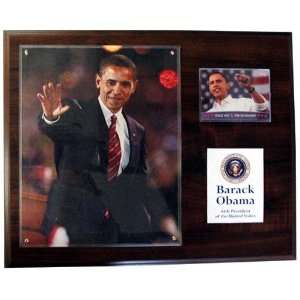  Barack Obama 12x15 Plaque