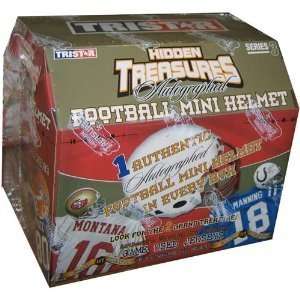  2008 Tristar Hidden Treasured Mini Football Helmet box 