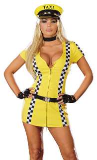 Adult Womens 5Pc TINA TAXI DRIVER Costume Sizes S to L 876802030756 