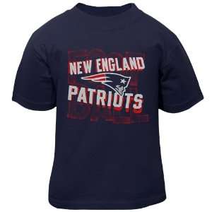  New England Patriots Toddler Nose Bleeder T Shirt   Navy Blue (2T