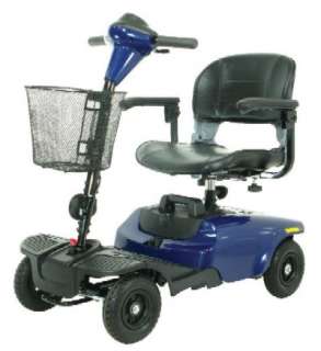 DRIVE S38651 Bobcat 4 Wheel Compact Travel Medical Mobility Scooter 