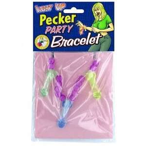  Light Up Pecker Party Bracelet