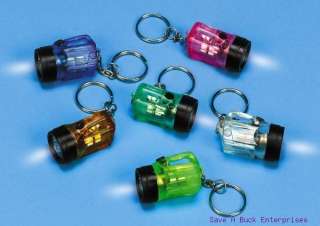 36 FLASH LIGHT BULB   mini keychains   wholesale lot  