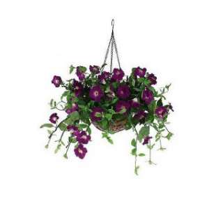Bethlehem Lights Battery Operated Petunia Hanging Flower Basket No 