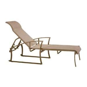   Sling Aluminum Patio Chaise with Wheels Patio, Lawn & Garden
