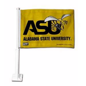  Alabama State Hornets Gold Background Car Flag