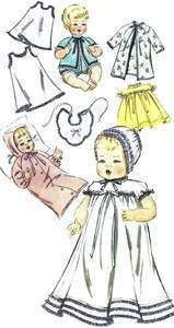 Vintage Baby Doll Pattern 2521 20 ~ Betsy Wetsy, DyDee  