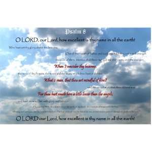  Psalm 8 (Original Wall Art, Photography and Scripture 