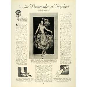  1924 Article Promenades Angelina Flapper Fashion Footwear 