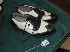 FootJoy Terrains Sz 7M B & W Leather Golf Shoes GS591  