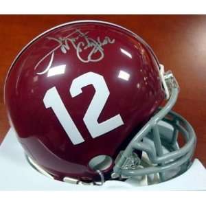 Terrence Cody Autographed/Hand Signed Alabama Mini Helmet 