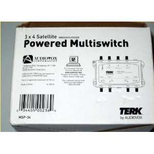  Terk 3 X 4 Satellite Indoor/outdoor Powered Multiswitch 16 