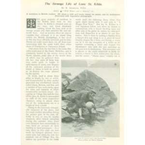  1898 St Kilda Island Outer Hebrides illustrated 