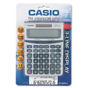  Casio  DF 320TM Compact Desktop Calculator, 12 Digit LCD 